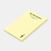 ミュージカルトレブルクレフ、 音符記号プロフェッショナルミュージシャンイエロー ポストイット (アングル)