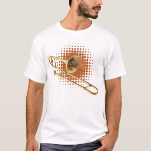 ミュージカルトロンボントロンボニストマーチングバンドプレーヤー Tシャツ