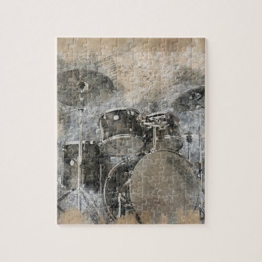 ミュージカルドラムキット ジグソーパズル (縦)