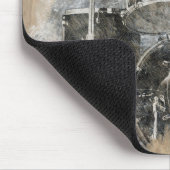 ミュージカルドラムキット。 マウスパッド (コーナー)