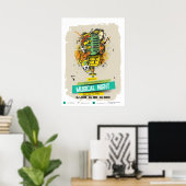 ミュージカルナイト – DJ & Club Art ポスター (ホームオフィス)