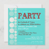 ミュージカルノーツの誕生日招待状 招待状 (裏面)