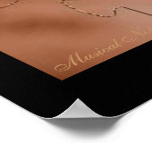 ミュージカルノートのポスター ポスター (角)