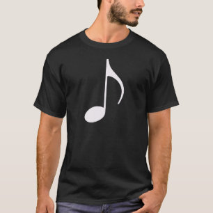 ミュージカルノートグラフィック記号 Tシャツ
