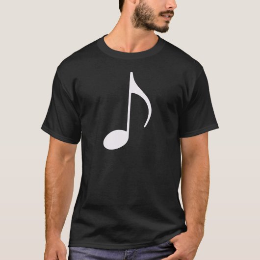 ミュージカルノートグラフィック記号 Tシャツ (正面)