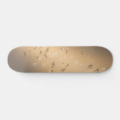 ミュージカルノートゴールデングロースケートボード スケートボード (横)