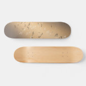 ミュージカルノートゴールデングロースケートボード スケートボード (横)