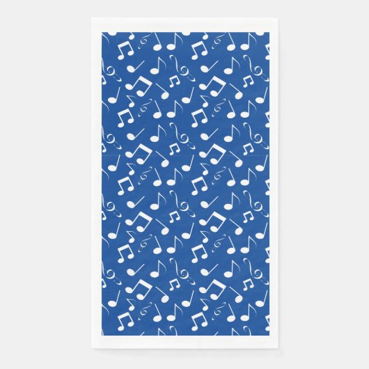 ミュージカルノートデザインゲストタオルナプキンズ (正面)