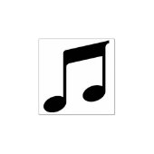 ミュージカルノートハンドスタンプ ラバースタンプ (インプリント)