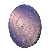 ミュージカルノートパープルグローダーツボード ダーツボード (正面右)