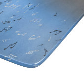 ミュージカルノートブルームーン カッティングボード (角)