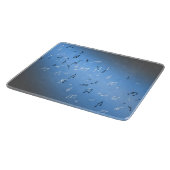 ミュージカルノートブルームーン カッティングボード (角)