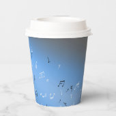 ミュージカルノートブルームーン 紙コップ (裏面)