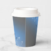 ミュージカルノートブルームーン 紙コップ (右)