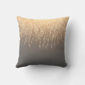 ミュージカルノート王室のスパークル紙吹雪 クッション (裏面)