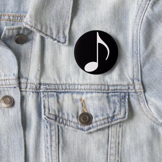 ミュージカルノート～ブラック 缶バッジ (インサイチュ)