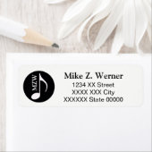 ミュージカルノート/ミュージシャン ラベル (インサイチュ)