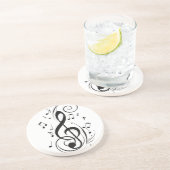 ***ミュージカルノート***砂岩 コースター (側面)