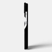 ミュージカルノート(黒の名前をカスタムする付き) Case-Mate iPhoneケース (裏面 / 左)