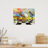 ミュージカルノートbyレニー限定版プリント ポスター (キッチン)