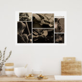 ミュージカルハンズモンタージュバイミリアムアキルマー ポスター (キッチン)