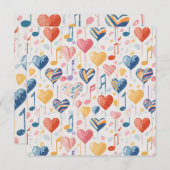 ミュージカルハーツカード 招待状 (正面/裏面)