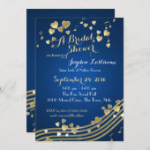 ミュージカルハーツ ブライダルシャワー 招待状 (正面/裏面)