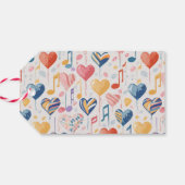 ミュージカルハートギフトラベル ギフトタグ (裏面横)