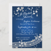 ミュージカルハートブライダルシャワー 招待状 (正面)