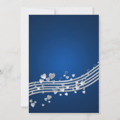 ミュージカルハートブライダルシャワー 招待状 (裏面)