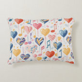 ミュージカルハート アクセントクッション (正面)