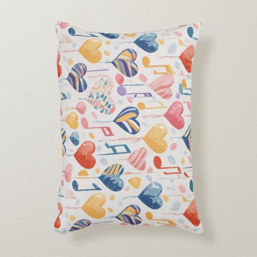 ミュージカルハート アクセントクッション (正面(垂直))