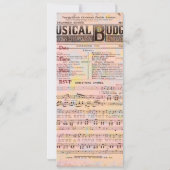 ミュージカルバジェットクリスマス 招待状 (裏面)