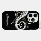 ミュージカルパーソナライズされたスターゴールデンノートiPhone 6 ca Case-Mate iPhoneケース (裏面 (横))