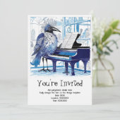 ミュージカルパーソナライズされたソーレ招待状 招待状 (スタンド正面)