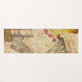 ミュージカルパーソナライズされたノートヴィンテージヨガマット ヨガマット (正面(横))