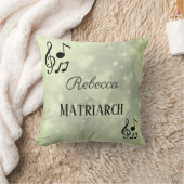 ミュージカルパーソナライズされたマトリアーチマザー クッション (ブランケット)