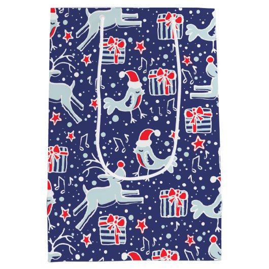 ミュージカルパーソナライズされた抱き枕 ミディアムペーパーバッグ (裏面)