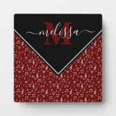 ミュージカルパーソナライズされた記号 フォトプラーク (正面)