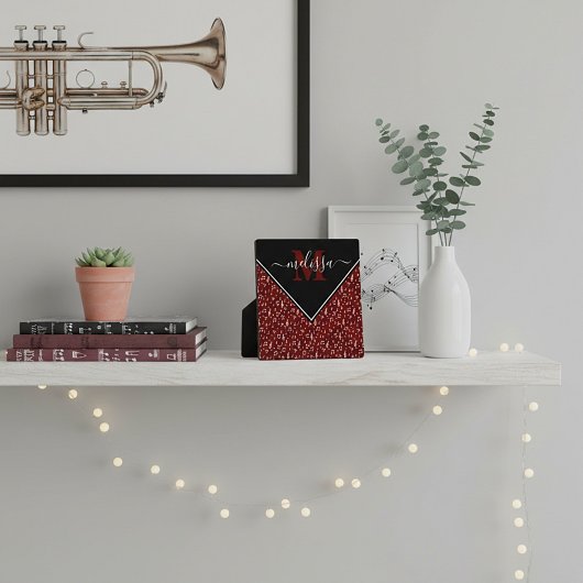 ミュージカルパーソナライズされた記号 フォトプラーク