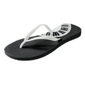 ミュージカルピアノ鍵盤音楽先生歌手 ビーチサンダル (アングル)