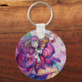 ミュージカルピンクピエロ キーホルダー (正面)