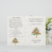 ミュージカルフラワーツリー結婚式 プログラム (スタンド正面)