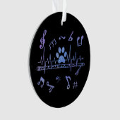ミュージカルフルート（ポープリント付） オーナメント (正面)