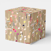 ミュージカルプリント数々の- taupe tan, フェイバーボックス (裏面サイド)