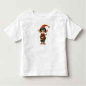 ミュージカルボーイ クリスマスエルフ 幼児用Tシャツ トドラーTシャツ (正面)