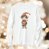 ミュージカルボークリスマス小妖精や小人メンズティー Tシャツ