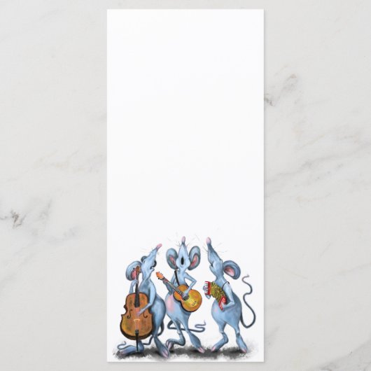 ミュージカルマウスおもしろい誕生日メニュー メニュー (裏面)