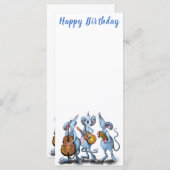 ミュージカルマウスおもしろい誕生日メニュー メニュー (正面/裏面)