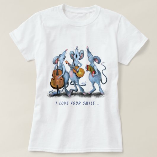 ミュージカルマウスTシャツ Tシャツ (デザイン正面)